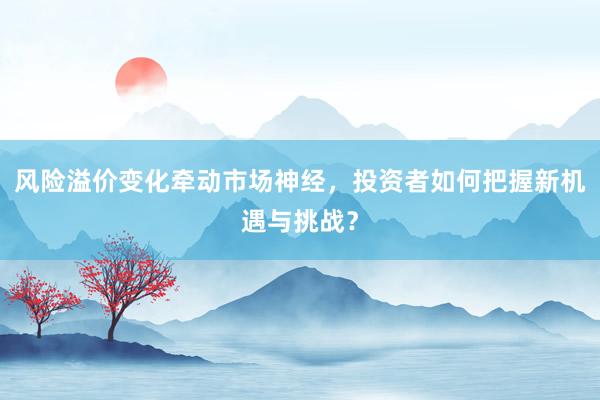 风险溢价变化牵动市场神经，投资者如何把握新机遇与挑战？